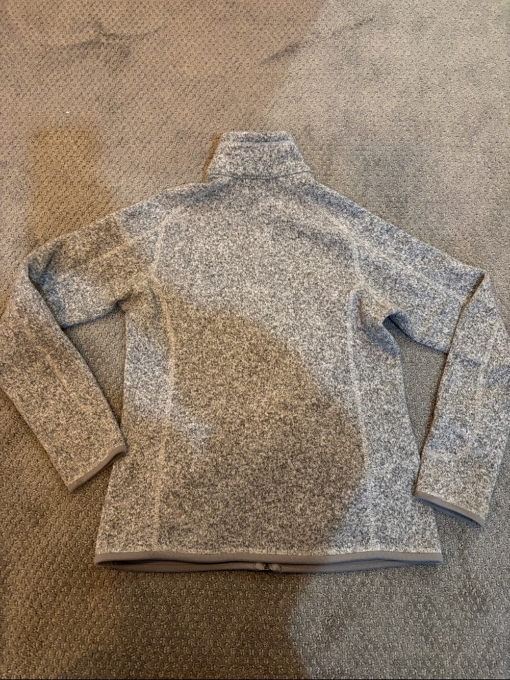 Patagonia Light Gray zip up Jacket - Full Zip - Picture 6 of 6